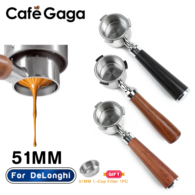 Delonghi Espresso Dedica 685 - Portafiltro sin Fondo de 51 mm