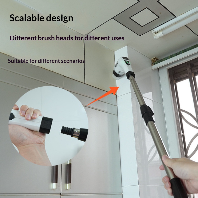 Commercial Kitchen Cleaning - HOMEFISH Cepillo de Limpieza Eléctrico Inalámbrico