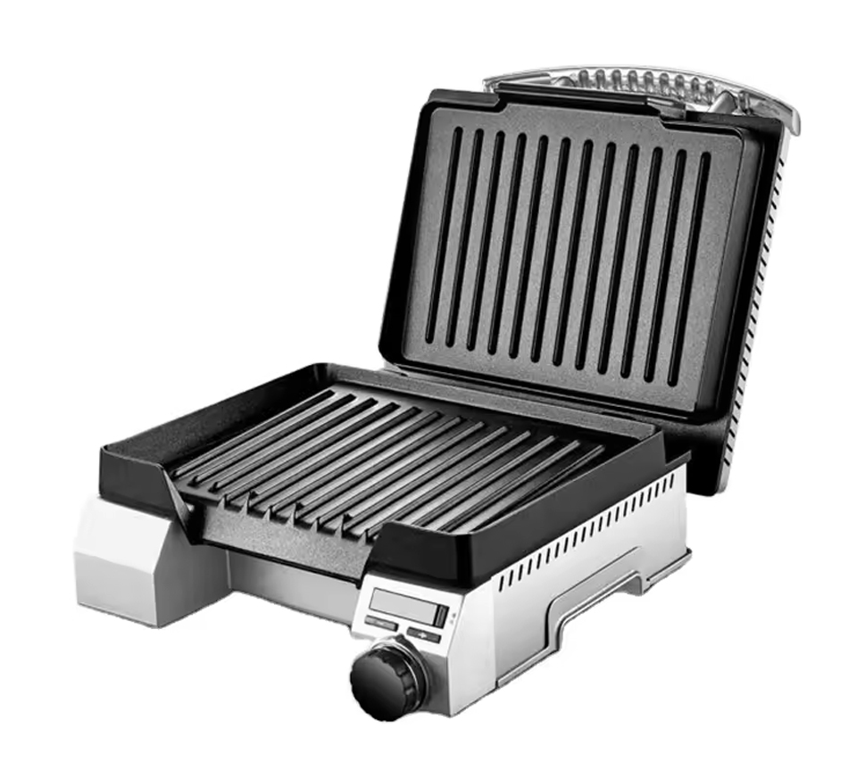 Sandwich Press Panini - Parrilla Eléctrica Desmontable para Filetes, Sandwichera,
