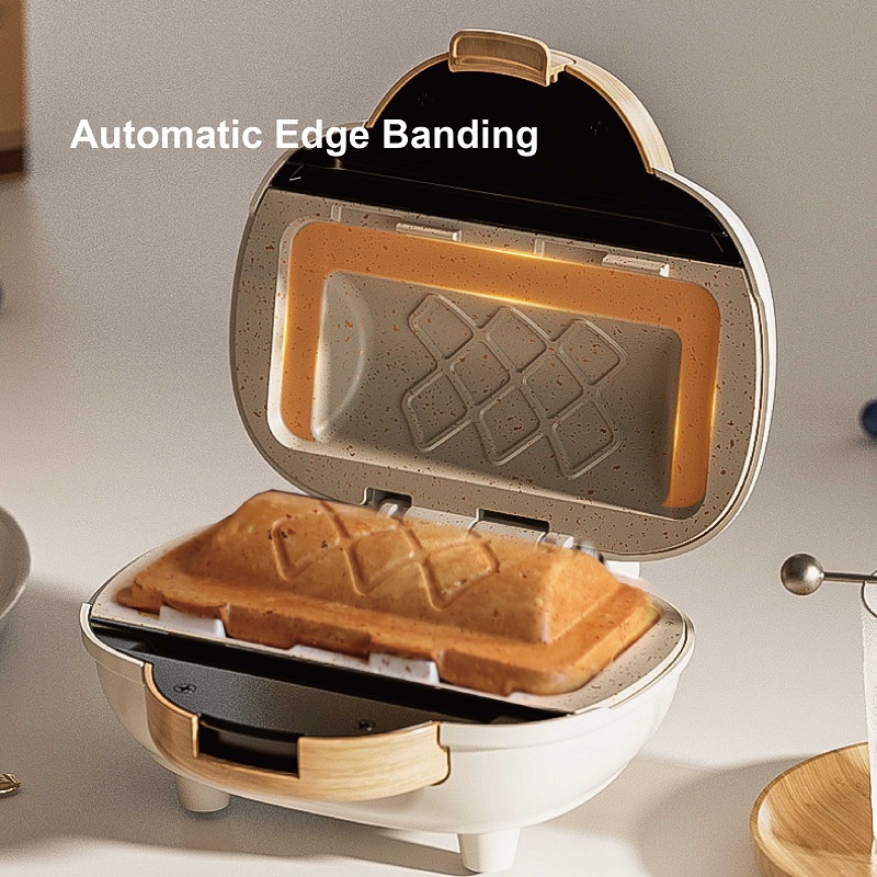 Sandwich Press Panini - Máquina para hacer sándwiches de 500W,