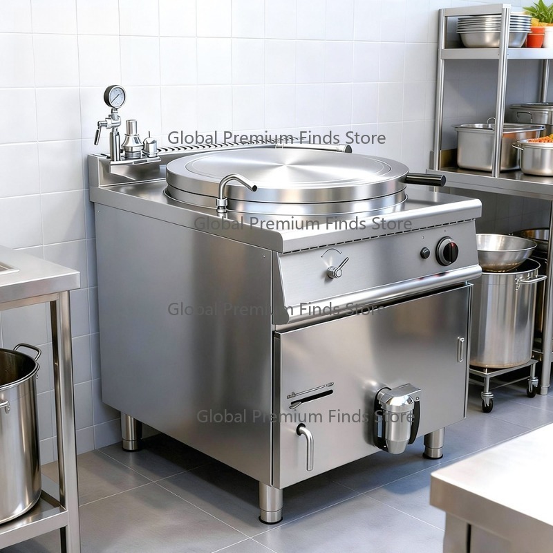 Commercial Kitchen Kettle - Olla de sopa comercial G-as, tetera
