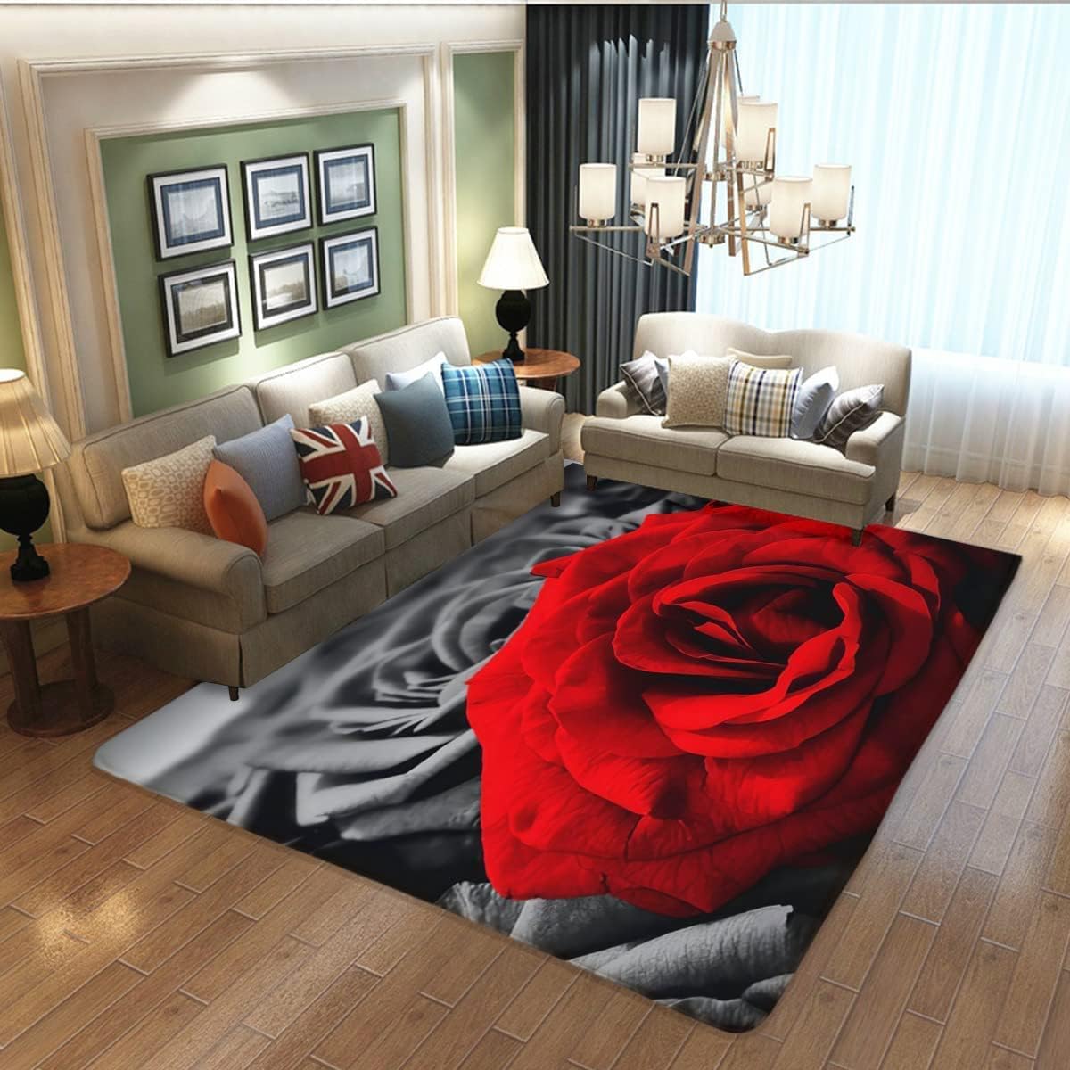 Alfombra antideslizante con fl - Commercial Kitchen Background reseña y precio
