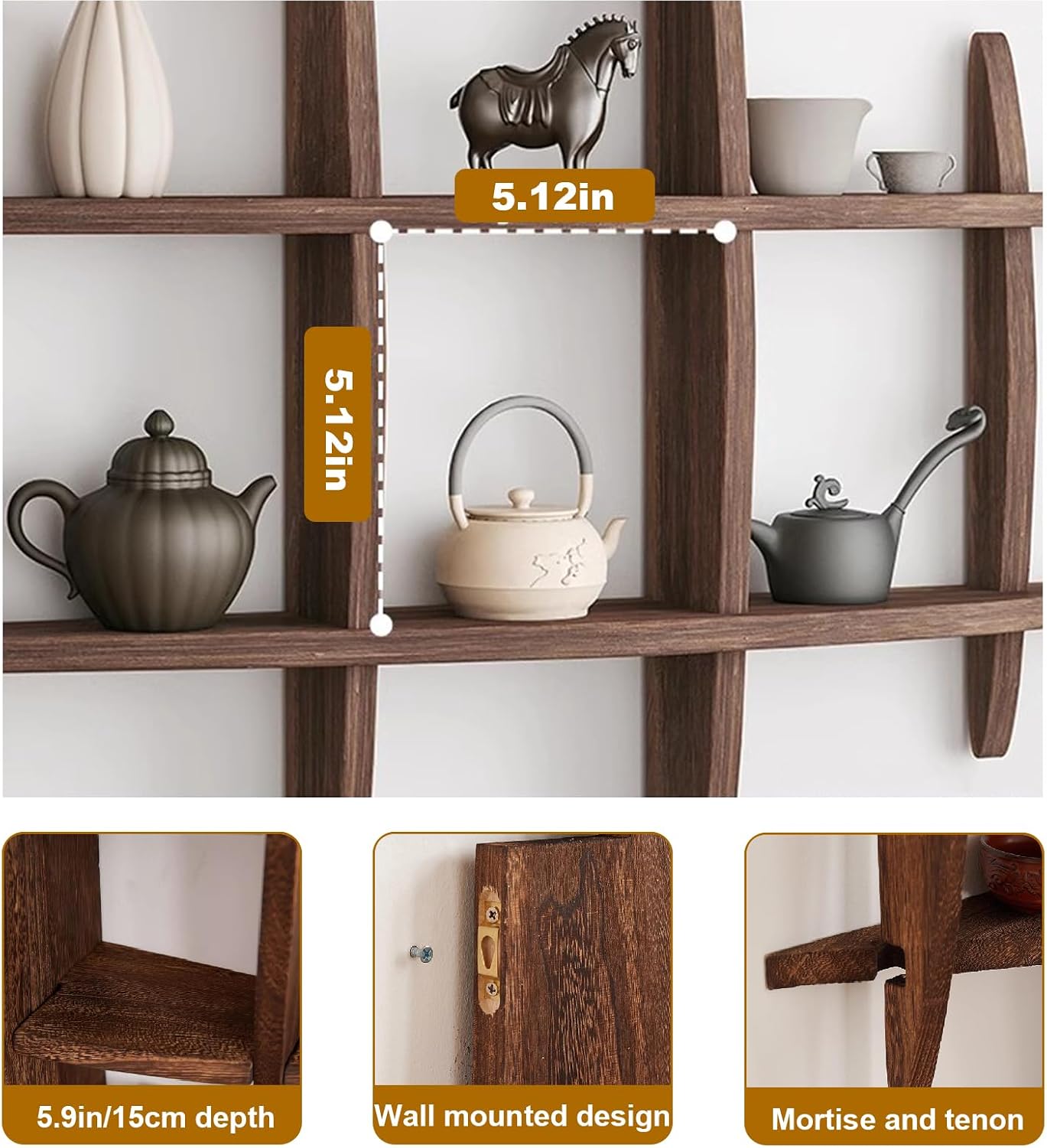 Soporte de pared para tazas de - Commercial Kitchen Wall Shelves reseña y precio