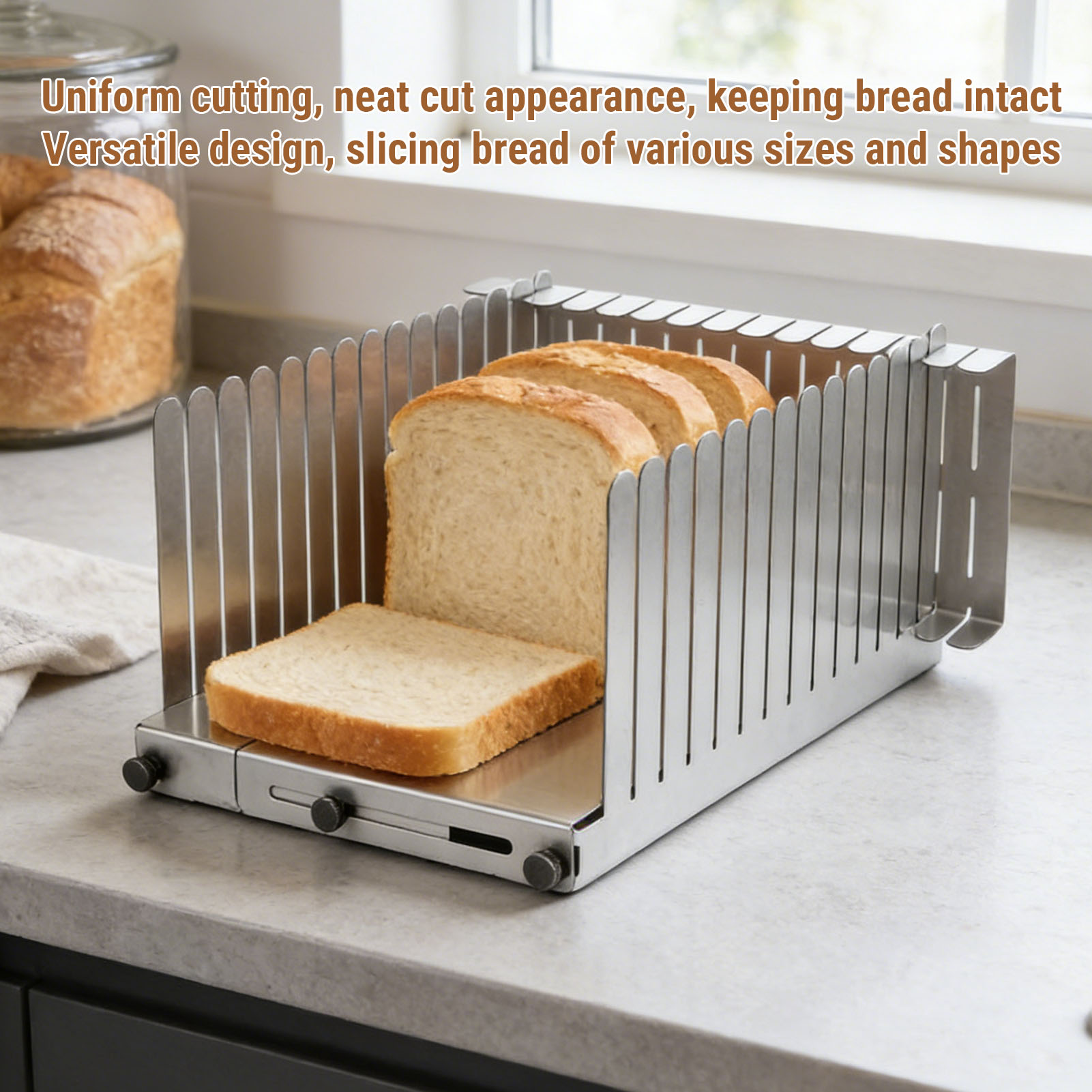 Guía para Cortar Pan de Acero  - Commercial Bread Slicer reseña y precio