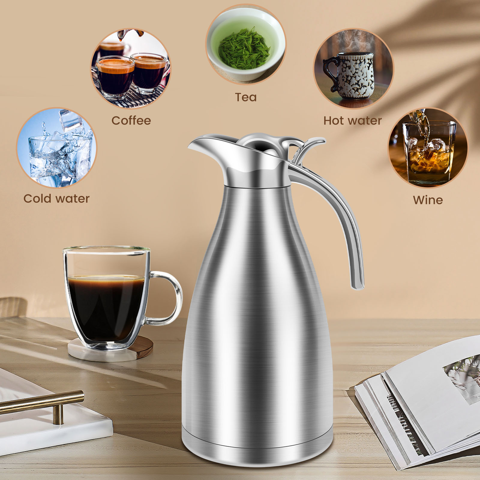 Hervidor térmico de cocina, ja - Commercial Kitchen Kettle reseña y precio