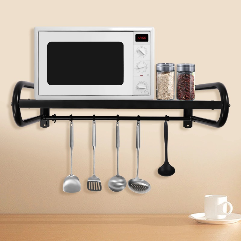 Estante para horno microondas  - Commercial Kitchen Wall Shelves reseña y precio