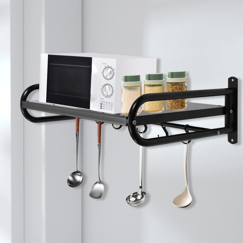 Estante para horno microondas  - Commercial Kitchen Wall Shelves reseña y precio