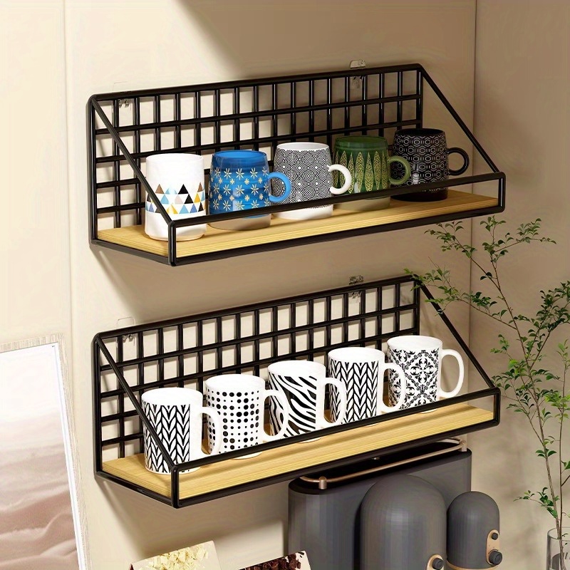 Cesta de almacenamiento montad - Commercial Kitchen Wall Shelves reseña y precio