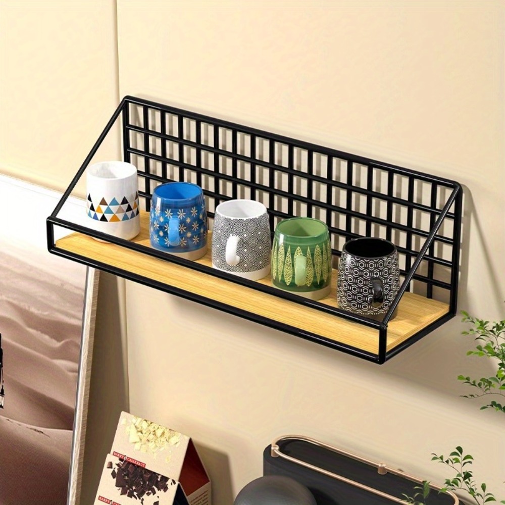 Cesta de almacenamiento montad - Commercial Kitchen Wall Shelves reseña y precio