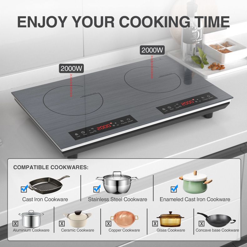 Placa de Inducción de Doble Qu - Commercial Kitchen Zones reseña y precio