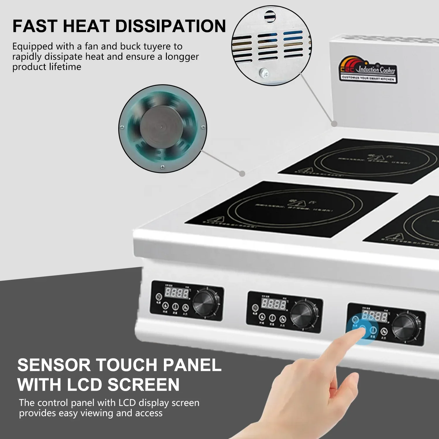 Cocina de Inducción comercial  - Range Commercial Kitchen reseña y precio