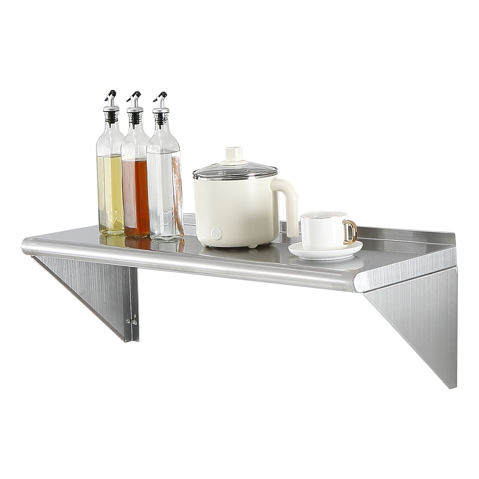 Estante de acero inoxidable de - Commercial Kitchen Wall Shelves reseña y precio