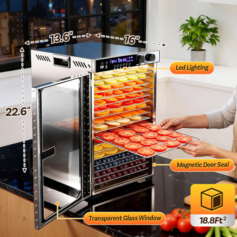 Deshidratador de Alimentos con - Commercial Food Dehydrator reseña y precio