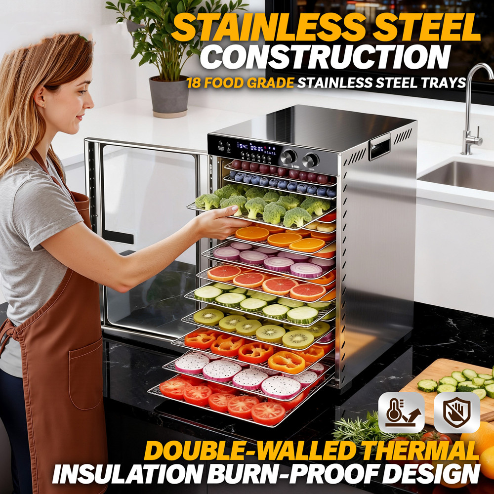 Deshidratador de Alimentos con - Commercial Food Dehydrator reseña y precio