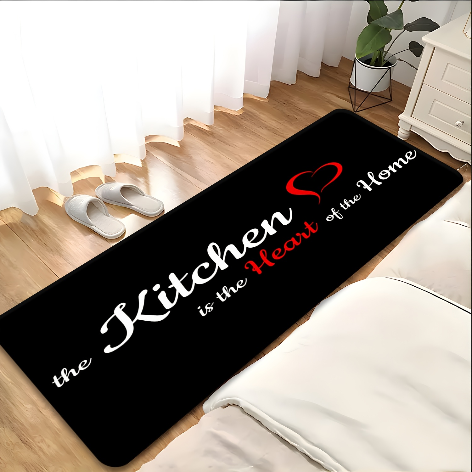Alfombra de Cocina con Frase ' - Commercial Kitchen Quotes reseña y precio