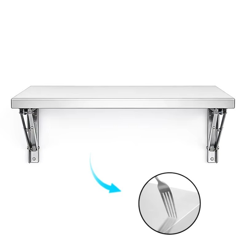 Estante flotante de acero inox - Commercial Kitchen Wall Shelves reseña y precio