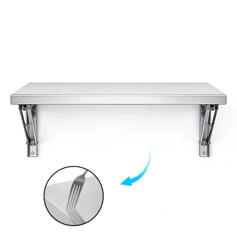 Estante Plegable de Acero Inox - Commercial Kitchen Wall Shelves reseña y precio