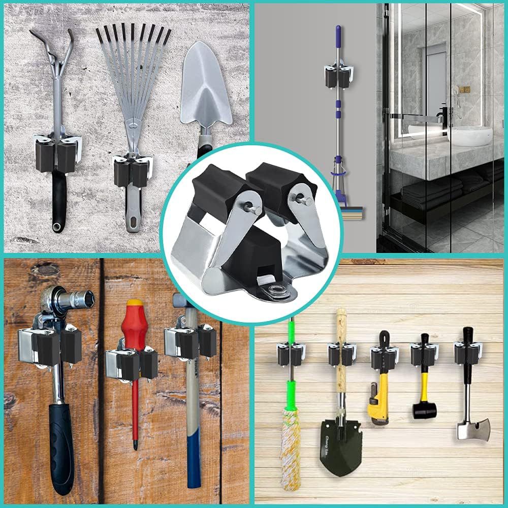 1/4 piezas Soporte para escoba - Commercial Kitchen Wall Shelves reseña y precio